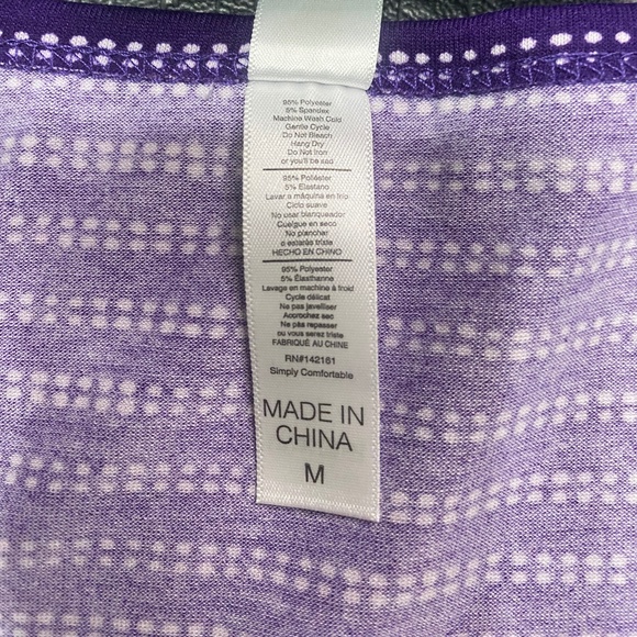 NWT LulaRoe Lynnae Long Sleeve Top (M) - Picture 5 of 6